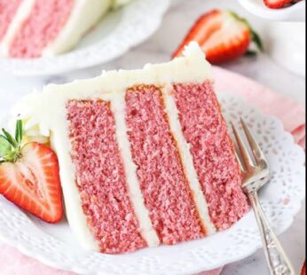 10 Inch Strawberry Cake