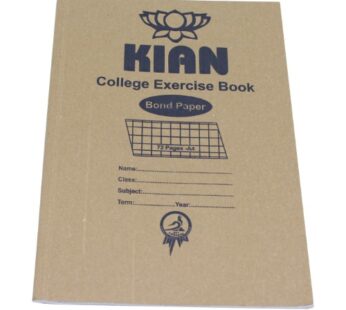 A4 Kian Exercise Book Bond 72pg Maths