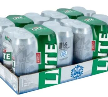 Castle Lite Can  500ml X 24units (Available At Okmart Stores Only)