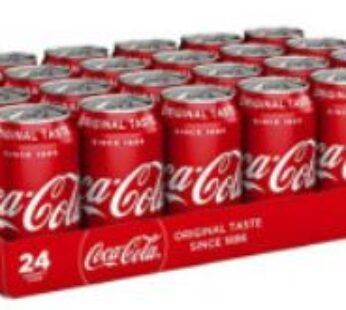 Coke  Cans  440ml  X 24  (Available At Okmart Only)