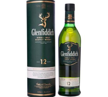 Glenfiddich Scotch Whisky 12 Years Single Malt
