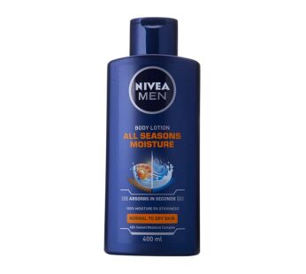 Nivea For Men – Body Lotion – All Seasons Moisture – Normal To Dry Skin – 400ml 6