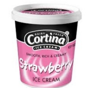 Cortina Ice Cream Strawberry 125ml