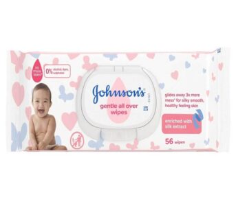 Johnsons Baby Wipes 56’s