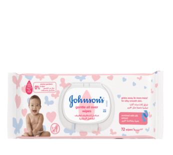 Johnsons Baby Wipes 72’s