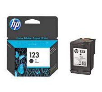 HP 123 BLACK INK CARTRIDGE