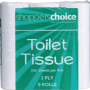 SHOPPERS CHOICE TOILET PAPERS 9S 2PLY