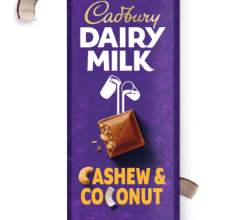 CADBURY CASHEW AND COCONUT 80G
