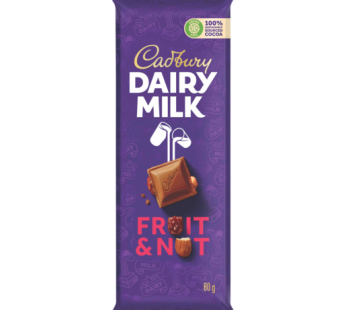 CADBURY FRUIT AND NUT 80G