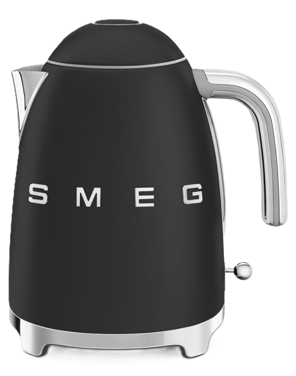 Smeg Retro Black Kettle Each