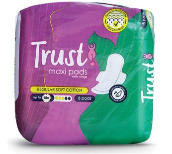 TRUST MAXI PADS SOFT COTTON REGULAR 8S