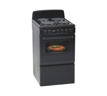 DEFY 500MM 4-PLATE ELECTRIC STOVE BLACK
